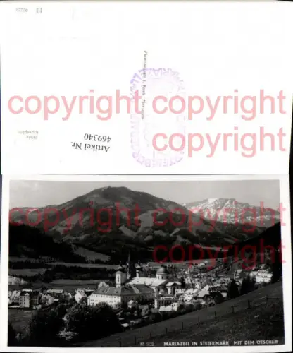 469340,Mariazell Totale m. Ötscher Bergkulisse