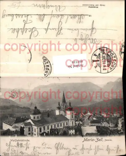 469339,Mariazell Teilansicht Wallfahrtskirche Kirche