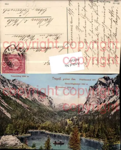 469341,Tragöß Grüner See m. Griesmauer Bergkulisse pub Karl Krall 1097