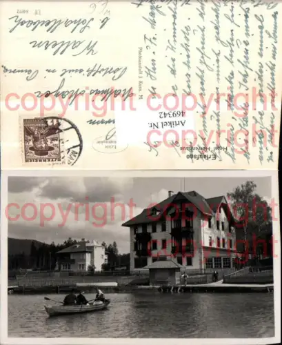469342,Erlaufsee See Hotel Herrenhaus b. Mariazell Ruderboot