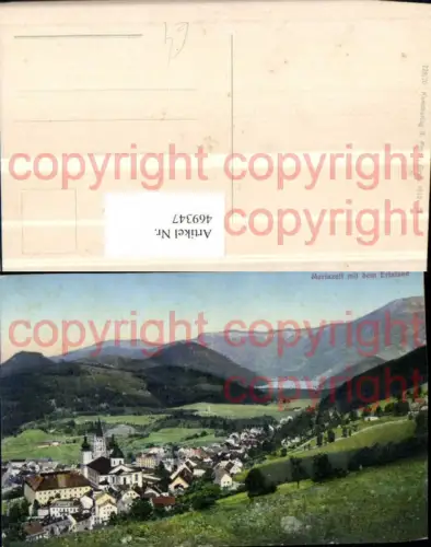 469347,Mariazell Totale m. Erlafsee Erlaufsee Bergkulisse