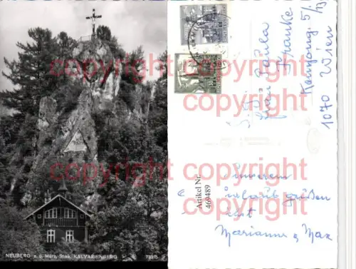 469489,Neuberg an d. Mürz Kalvarienberg Kreuz