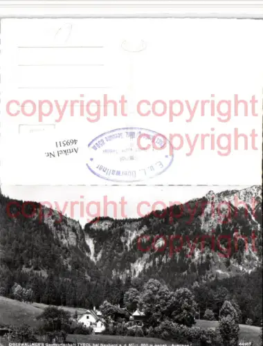 469511,Oberwallners Gastwirtschaft Tyrol b. Neuberg an d. Mürz