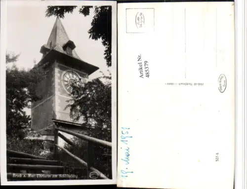 485379,Bruck an d. Mur Schlossberg Uhrturm