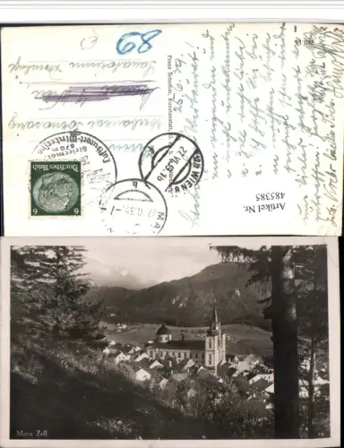 485385,Mariazell Teilansicht Kirche