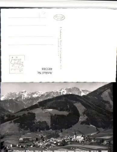 485388,Aflenz Totale geg. Hochschwab Bergkulisse