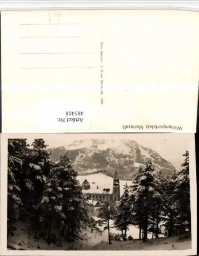 485408,Mariazell Kirche Winterbild