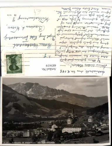 485419,Mariazell Totale m. Ötscher Bergkulisse
