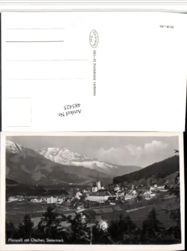 485425,Mariazell Totale m. Ötscher Bergkulisse
