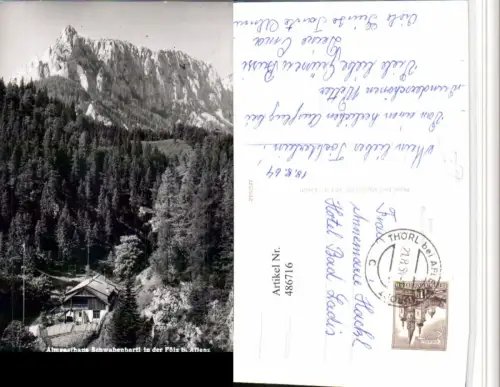 486716,Almgasthaus Schwabenbartl in der Fölz b. Aflenz Bergkulisse
