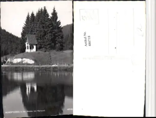 486718,Hubertussee in der Walster b. Mariazell Kapelle
