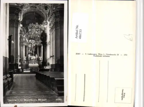 486733,Mariazell Gnadenkirche Kirche Innenansicht Hochaltar