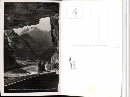 486754,Weichselboden Bresceniklause m. Hochschwab Bergkulisse