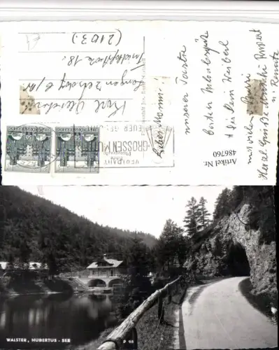 486760,Walster b. Mariazell Hubertus-See Straßenpartie