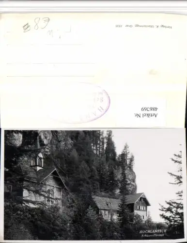 486769,Hochlantsch Schüsserlbrunn Kapelle b. Mixnitz Breitenau
