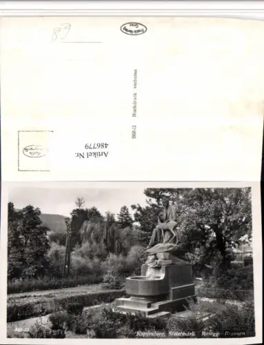 486779,Kapfenberg Rosegger-Brunnen Statue