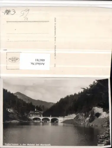 486781,Hubertussee See in der Walster b. Mariazell