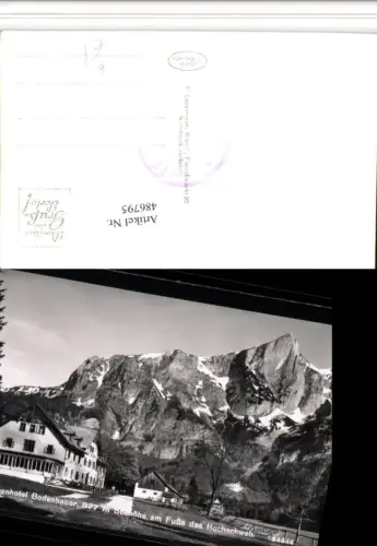 486795,Alpenhotel Bodenbauer b. Aflenz geg. Hochschwab Bergkulisse