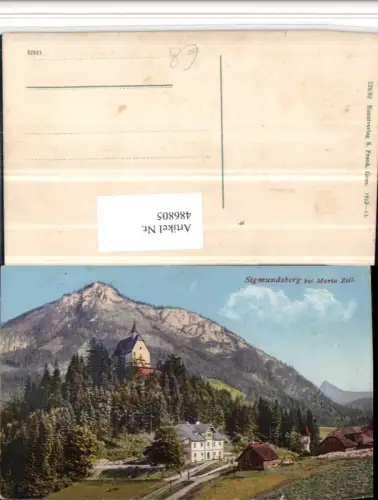 486805,Sigmundsberg b. Mariazell Kapelle Bergkulisse