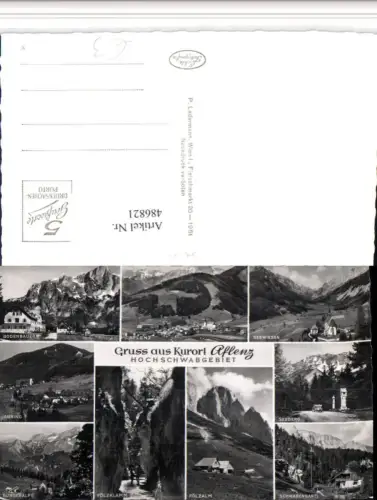 486821,Aflenz Totale Seewiesen Seeberg Fölzalm Mehrbildkarte