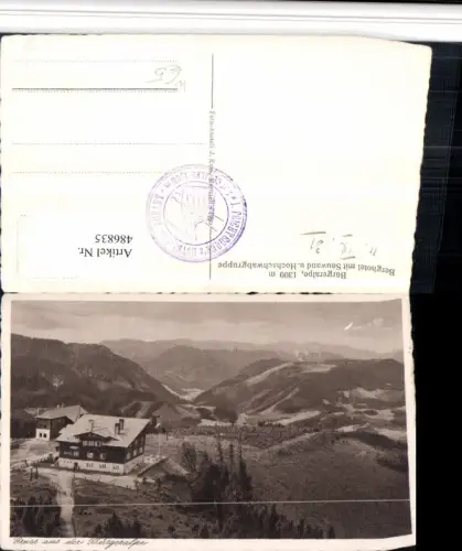 486835,Büergeralpe b. Mariazell Berghotel m. Sauwand Bergkulisse