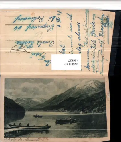 486837,Erlaufsee See b. Mariazell Ruderboote pub L. Strohschneider 964