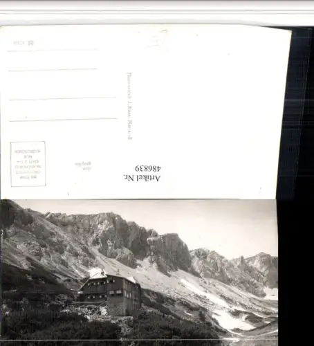 486839,Hochschwab Voisthalerhütte Berghütte b. Thörl Bergkulisse