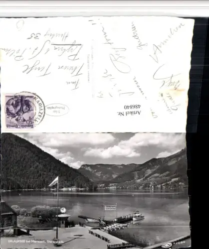 486840,Erlaufsee See b. Mariazell Anlegestelle Boote