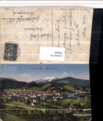 486842,Bruck an d. Mur Totale Bergkulisse pub Purger e Co 10950