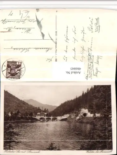 486845,Walster b. Mariazell Hubertus-See m. Stauwerk