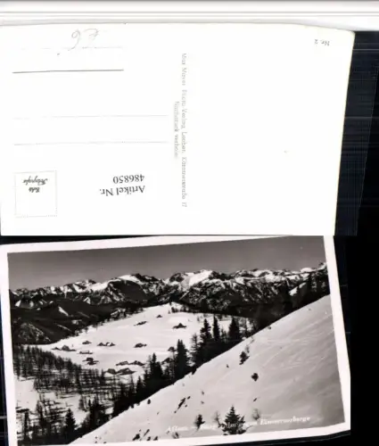486850,Aflenz Bürgeralm geg. Eisenerzerberge Bergkulisse Winterbild