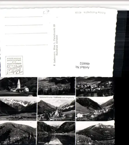 486852,Turnau Totale Seewiesen Au Grünsee Göriach Mehrbildkarte