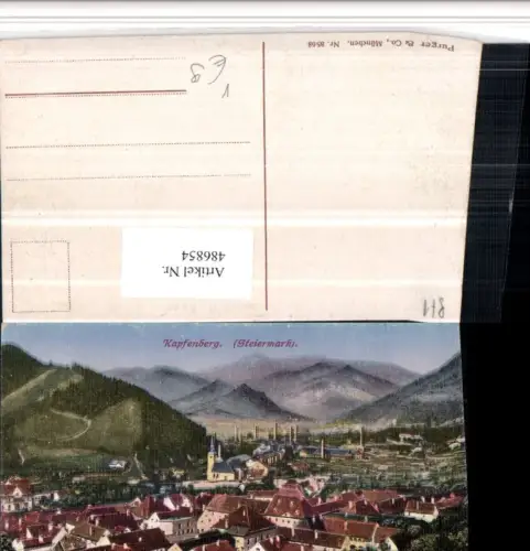 486854,Kapfenberg Totale Bergkulisse pub Purger e Co 8568