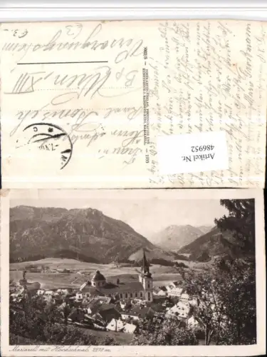 486952,Mariazell Totale m. Hochschwab Bergkulisse