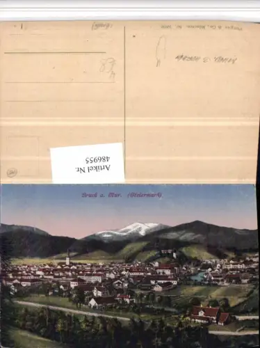 486955,Bruck an d. Mur Totale Bergkulisse pub Purger e Co 10950