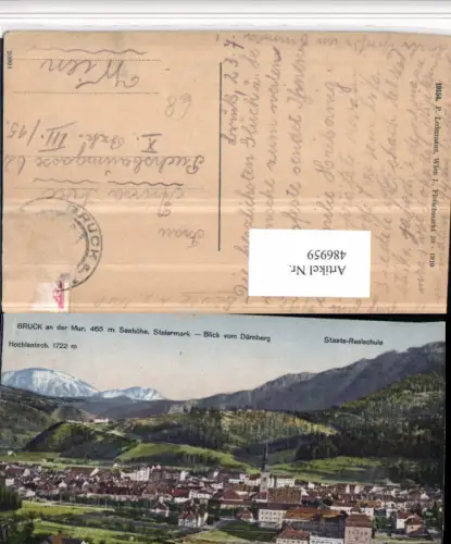 486959,Bruck an d. Mur Totale vom Dürnberg Bergkulisse