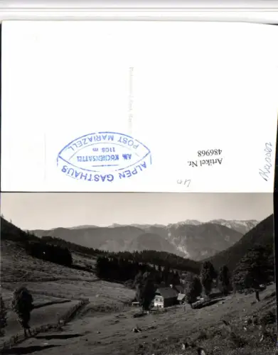 486968,Köckensattel b. Mariazell m. Hochschwab Bergkulisse