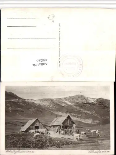488286,Schneealpe Windberghütten b. Altenberg Bergkulisse