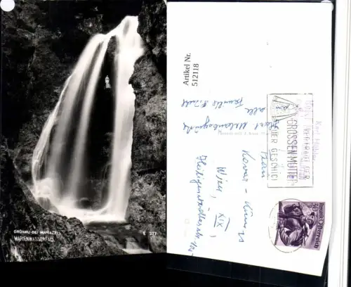 512118,Grünau b. Mariazell Marienwasserfall Wasserfall