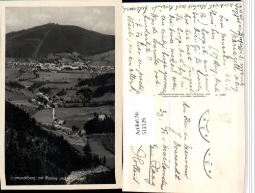 512126,Sigmundsberg m. Rasing u. Mariazell Totale