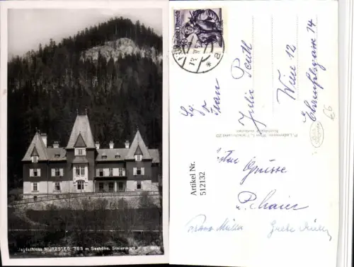 512132,Mürzsteg Jagdschloss