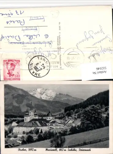 512146,Mariazell Totale m. Ötscher Bergkulisse