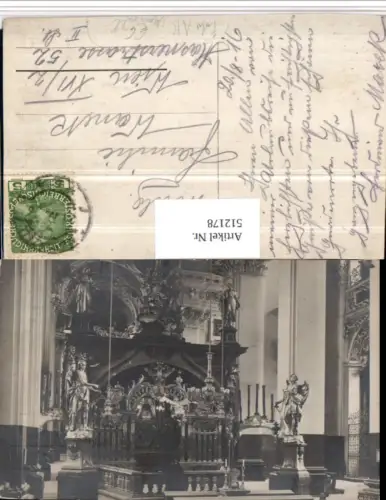 512178,Foto AK Mariazell Kirche Innenansicht