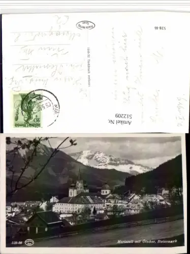 512209,Mariazell Totale m. Ötscher Bergkulisse