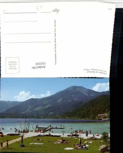 512233,Erlaufsee See b. Mariazell Badestrand m. Gemeindealpe