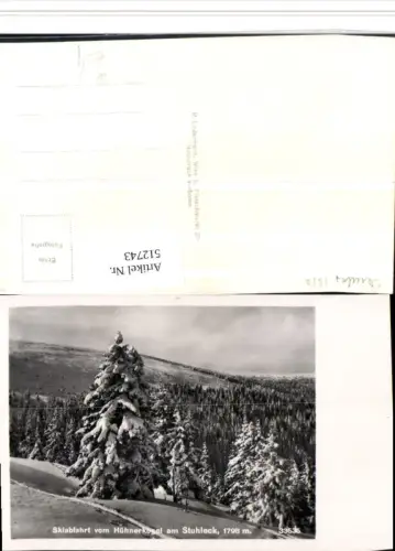 512743,Skiabfahrt vom Hühnerkogel am Stuhleck b. Spital Winterbild