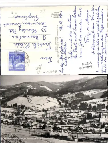 512755,Spital am Semmering Totale m. Stuhleck Bergkulisse Winterbild