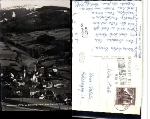 512760,Spital am Semmering Totale m. Stuhleck Bergkulisse