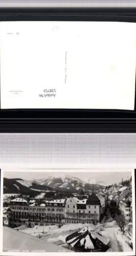 ,Foto Ak Mariazell Hotel Laufenstein Winteransicht