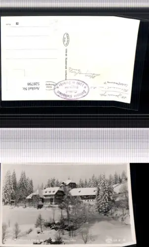 ,Foto Ak Alpl Waldheimat Gasthof Bruggraber Winteransicht Krieglach